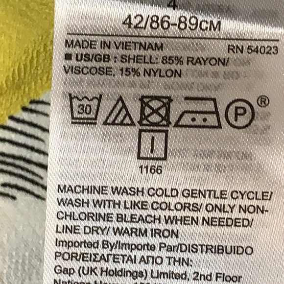 Banana Republic Floral Halter Maxi Dress Yellow Size 4 - Picture 5 of 5